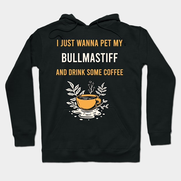 Bullmastiff Dog Coffee Hoodie by Hanh Tay